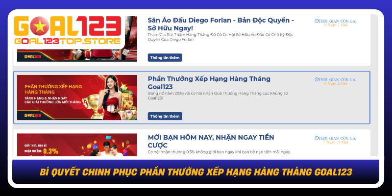 Bi Quyet Chinh Phuc Phan Thuong Xep Hang Hang Thang Goal123