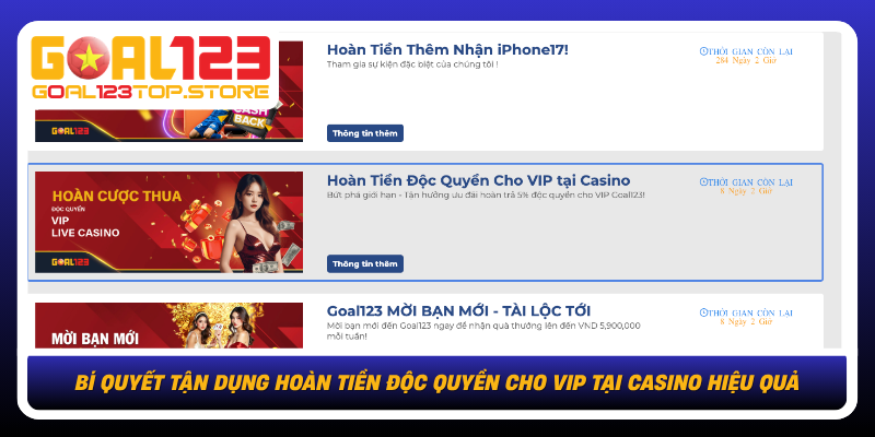 Bi Quyet Tan Dung Hoan Tien Doc Quyen Cho Vip Tai Casino Hieu Qua