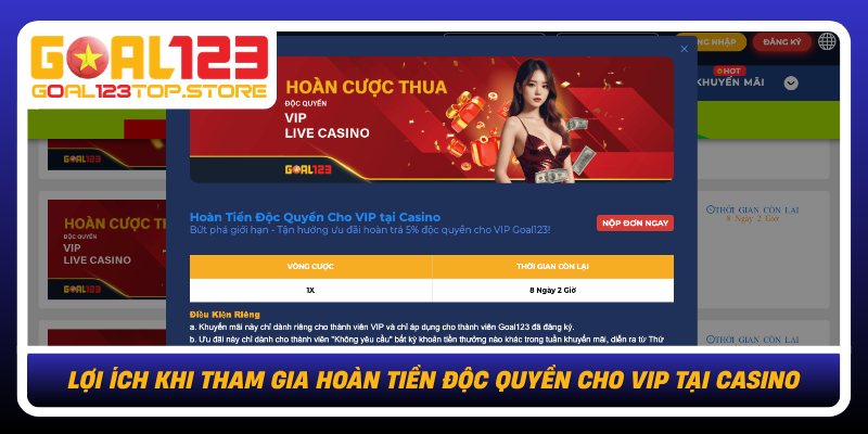 Loi Ich Khi Tham Gia Hoan Tien Doc Quyen Cho Vip Tai Casino