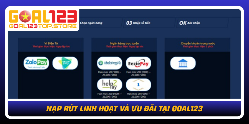 Nap Rut Linh Hoat Va Uu Dai Tai Goal123